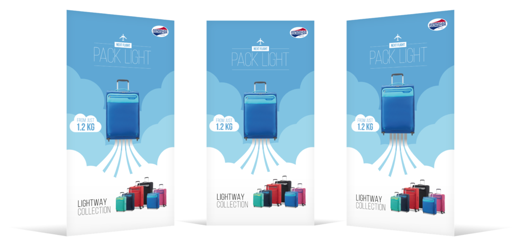High-flying communication for American Tourister